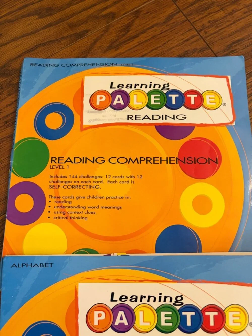 Level 1 Learning Palette Reading Set With 4 Card Packs & 1 Base Set A S4
